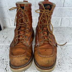 Thorogood American Heritage 8" Soft Toe Boot Brown Mens Size 11 EE 814-4201